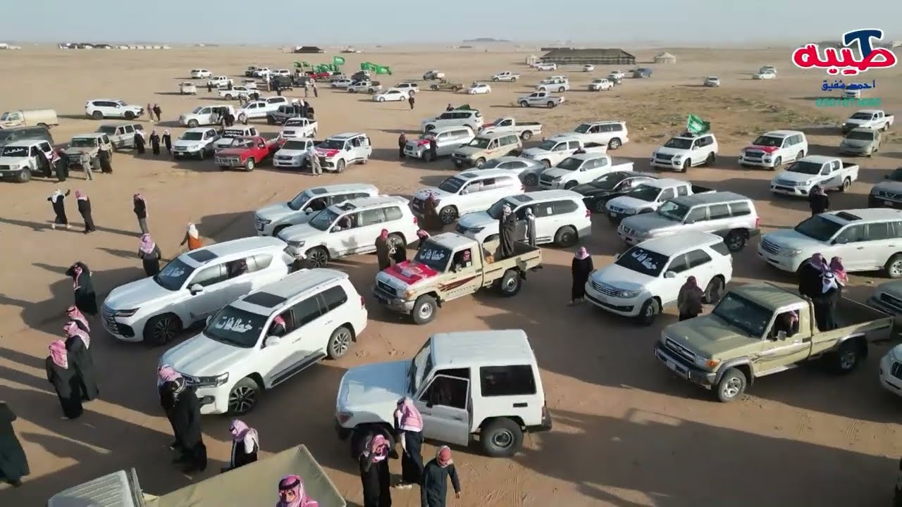 مسيرة خطافات للشيخ عبدالرحمن مطني بن دليم بن براك جادة الابل حائل ( صبحا )