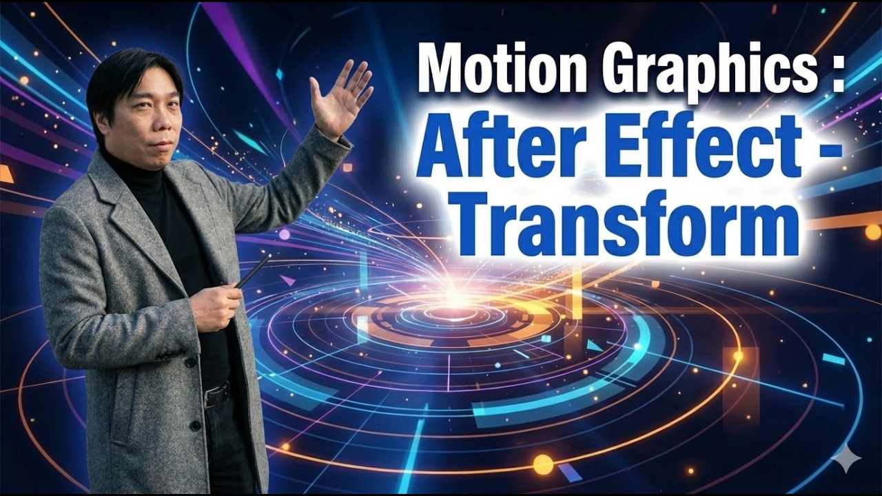 Video Pembelajaran Motion Graphic : After Effect - Transform