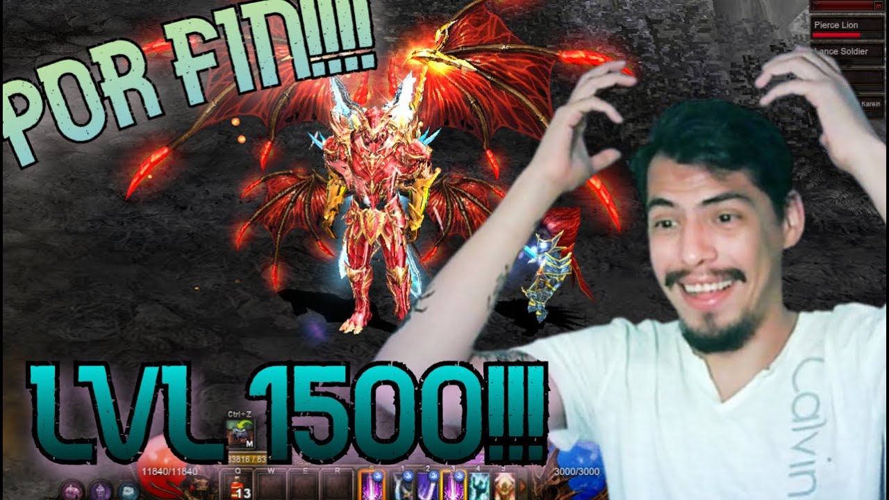 LLEGAMOS A  LVL 1500 CON EL BK!!!! MUGP