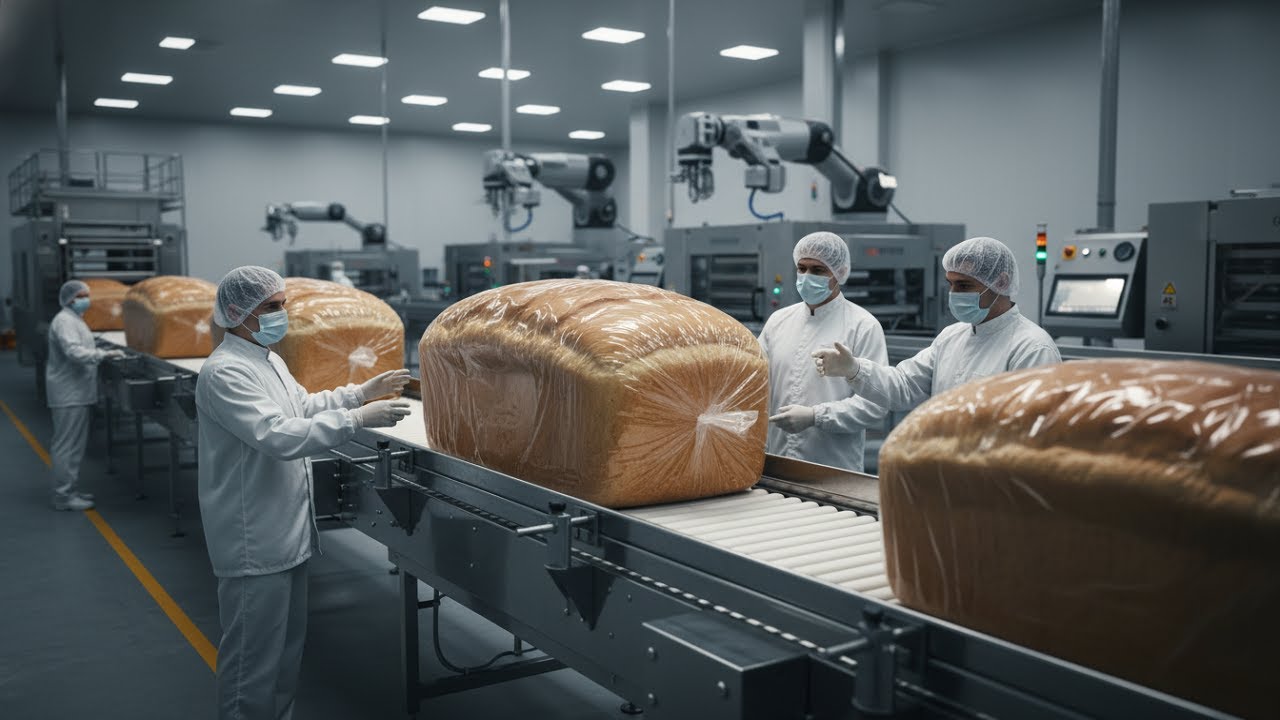 Millions of Loaves of Bread per Day | Inside a Modern Automated Bread Factory