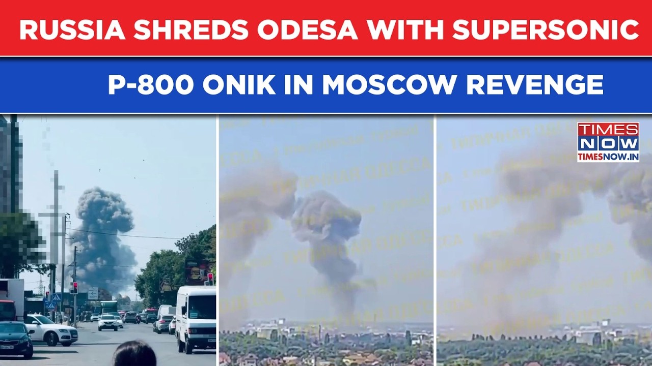 Russia Shreds Odessa With Supersonic Onik In Revenge Blitz After Moscow Beach Hit By Ukraine Drones