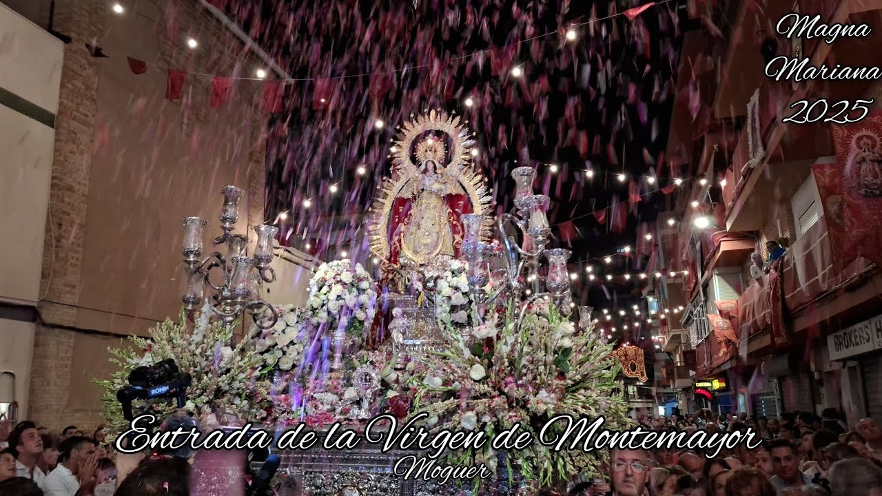 ¡MOMENTAZO! Entrada Completa de la Virgen de Montemayor | Magna Mariana Huelva 2025 [4K]