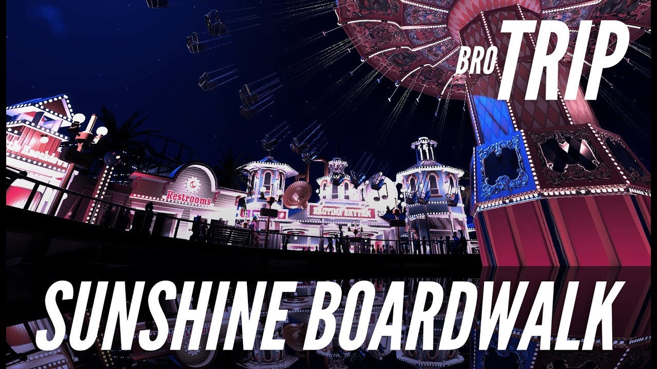 BroTrip: Sunshine Boardwalk by Swiss (Planet Coaster Vlog)