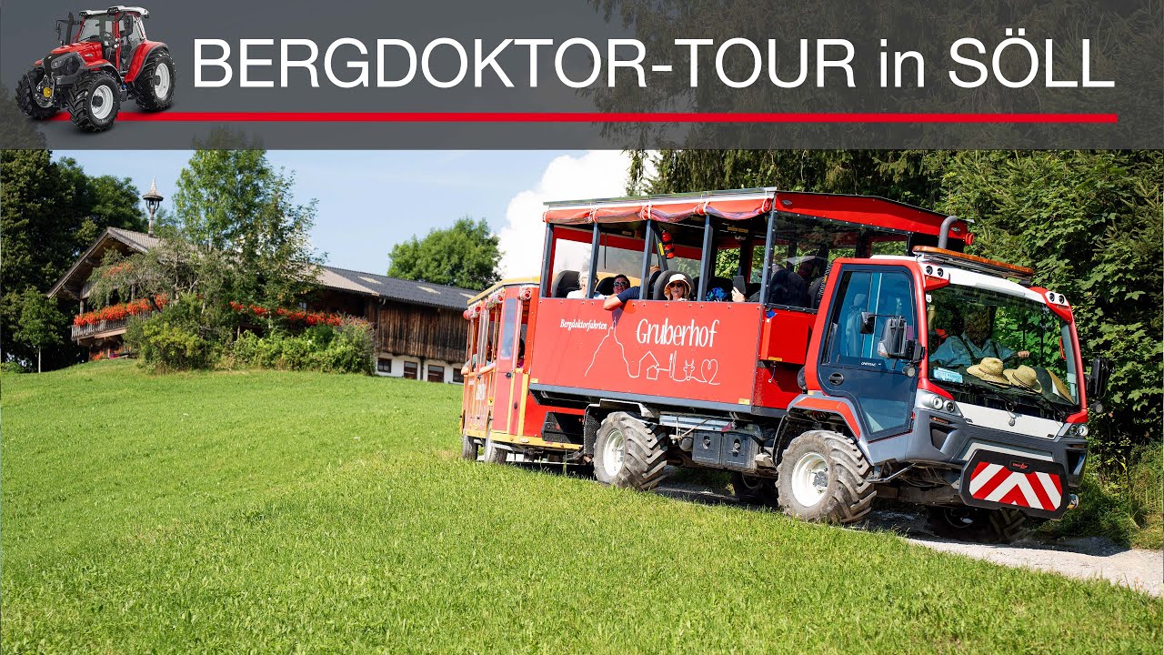 Bergdoktor-Tour zum Gruberhof I mit 50 Personen im Lindner Unitrac