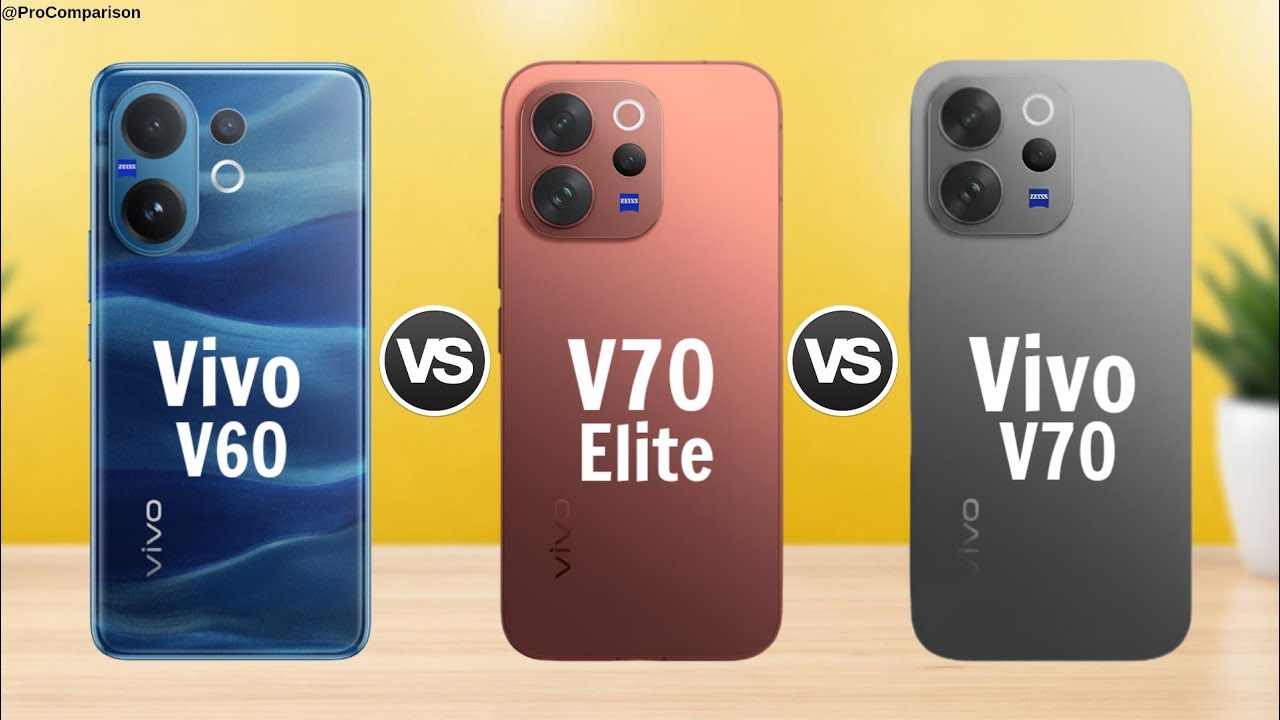 Vivo V60 vs Vivo V70 Elite vs Vivo V70 || Full Comparison 