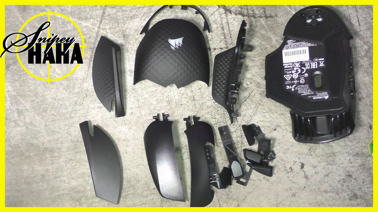 Corsair Dark Core RGB Pro Full Disassembly + Reassembly Assembly - gaming mouse