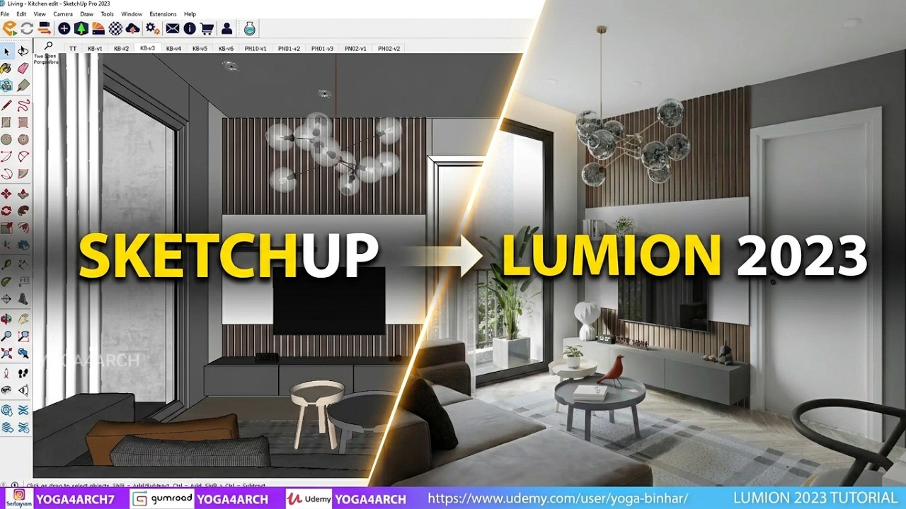 LUMION 2023 RENDERING TUTORIAL SERIES -INTERIOR