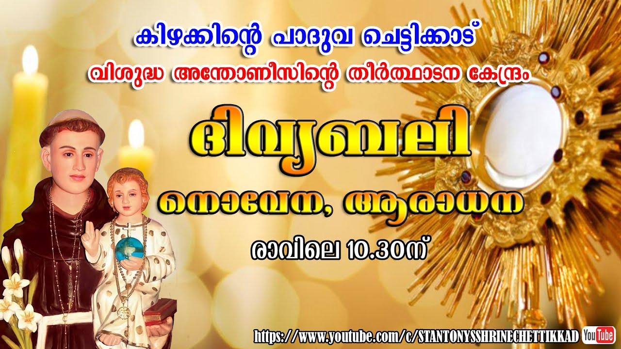 27 JANUARY 2026  ||  ദിവ്യബലി ||  ST. ANTONYS SHRINE CHETTIKKAD