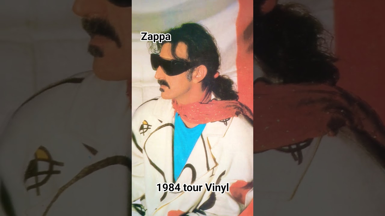 Frank Zappa - Rare 1984 Tour Vinyl #vinyl #classicrockband #frankzappa #zappa #retro #nostalgia
