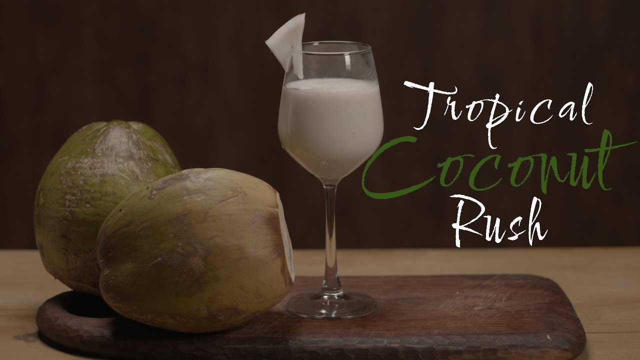 Tropical Coconut Rush | A Creamy and Refreshing Tropical Drink