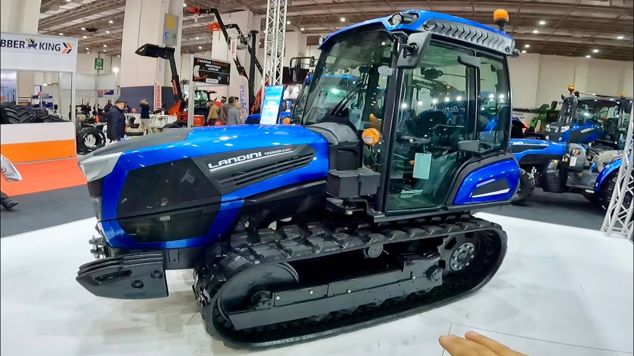 TR’İlk Defa Fabrika Çıkışlı Paletli Bahçe Traktörü. Landini Trekker 120F