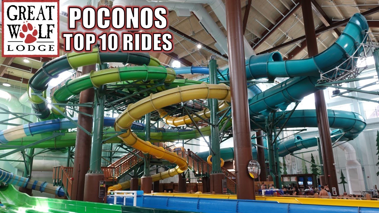 10 лучших аттракционов в Great Wolf Lodge Poconos