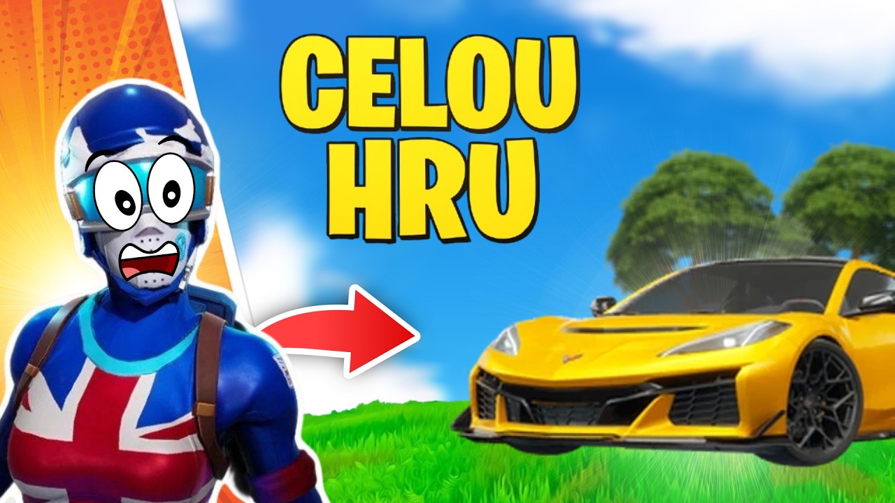 TOTÁLNĚ ŠÍLENÁ AUTOVÝZVA VE FORTNITE 😱😂