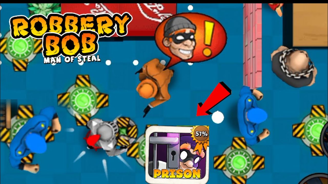 Robbery Bob - Prison Chapter Gameplay Walkthrough Ep 10