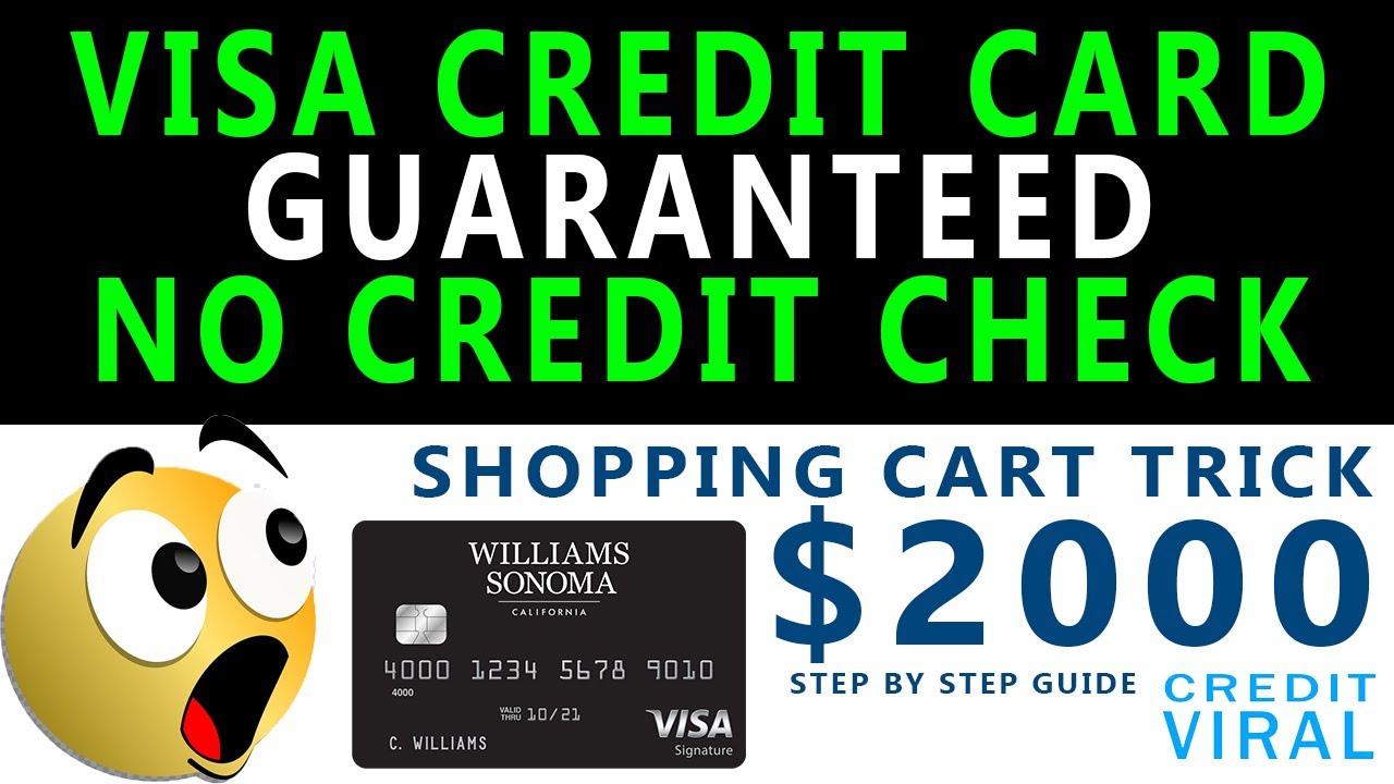 Get $2000 Visa Credit Card Guaranteed | Shopping Cart Trick | Step By Step Guide
