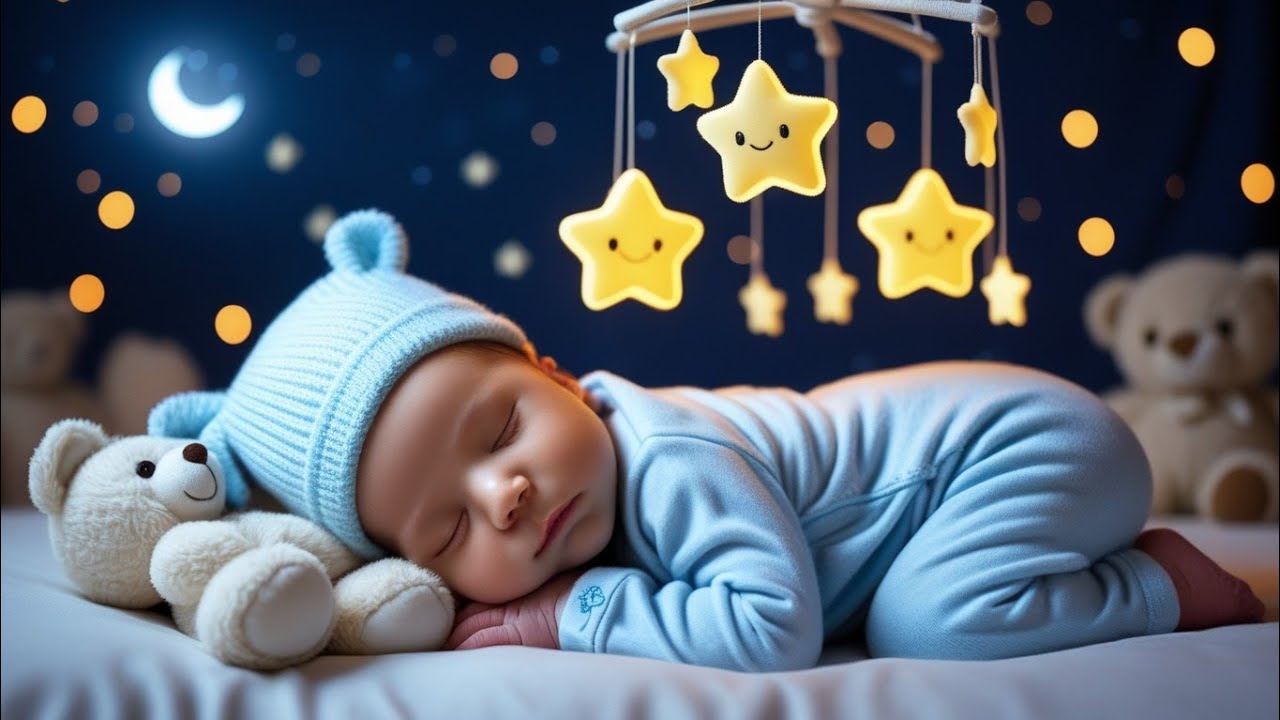 35 Mins Soothing Deep Rest 🌙Fall Asleep in 3 Minutes 💤Baby Sleep Music 🎶Mozart & Brahms Lullabies