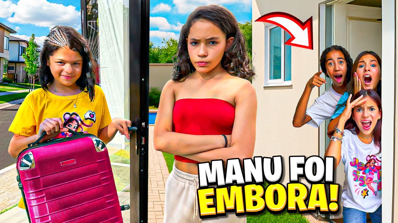 MANU FOI MORAR COM Nathalia A IRMÃ GÊMEA A VALENTONA do Condomínio 