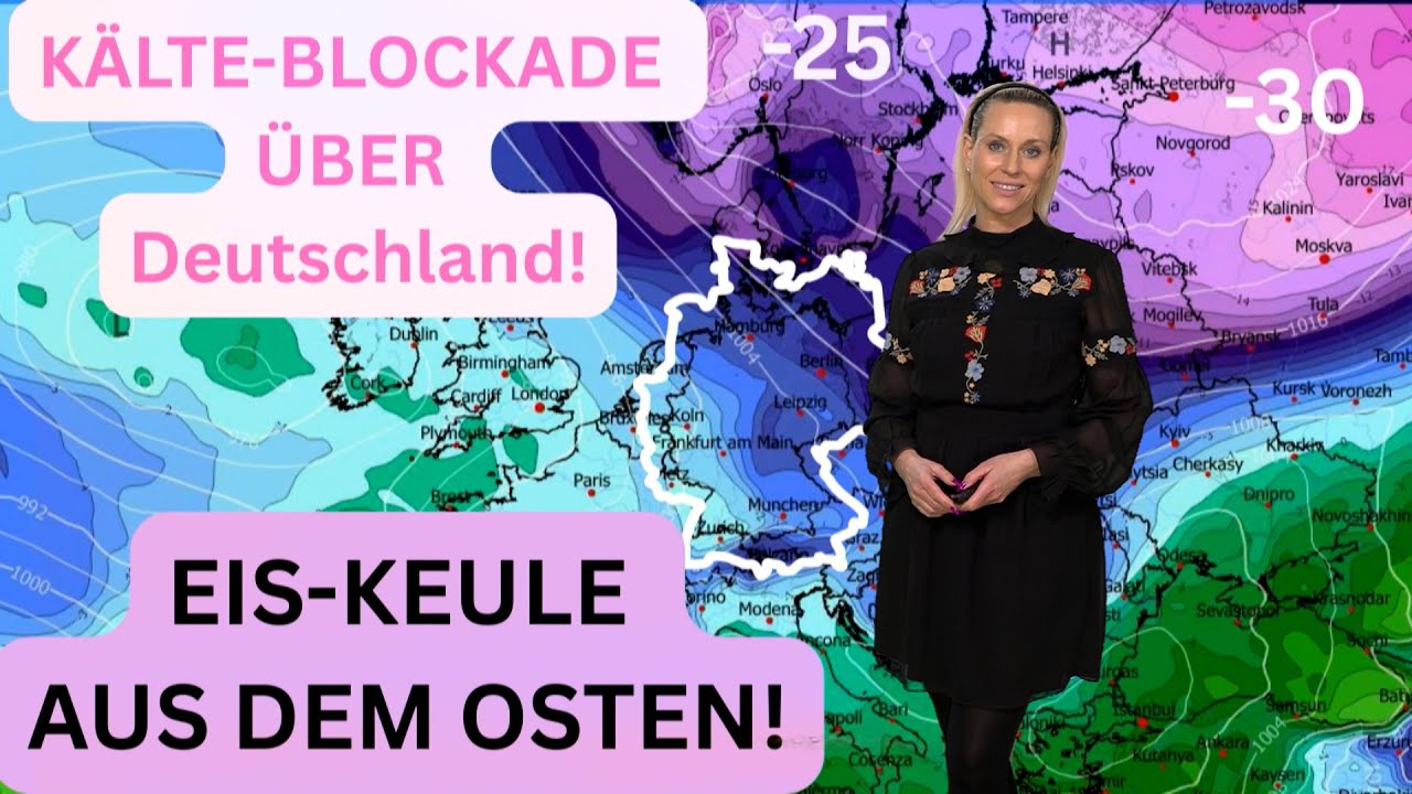 Deutschland im Wetter-Kampf: Kälte-Blockade, sibirische Eiskeule aus dem Osten und große Gegensätze