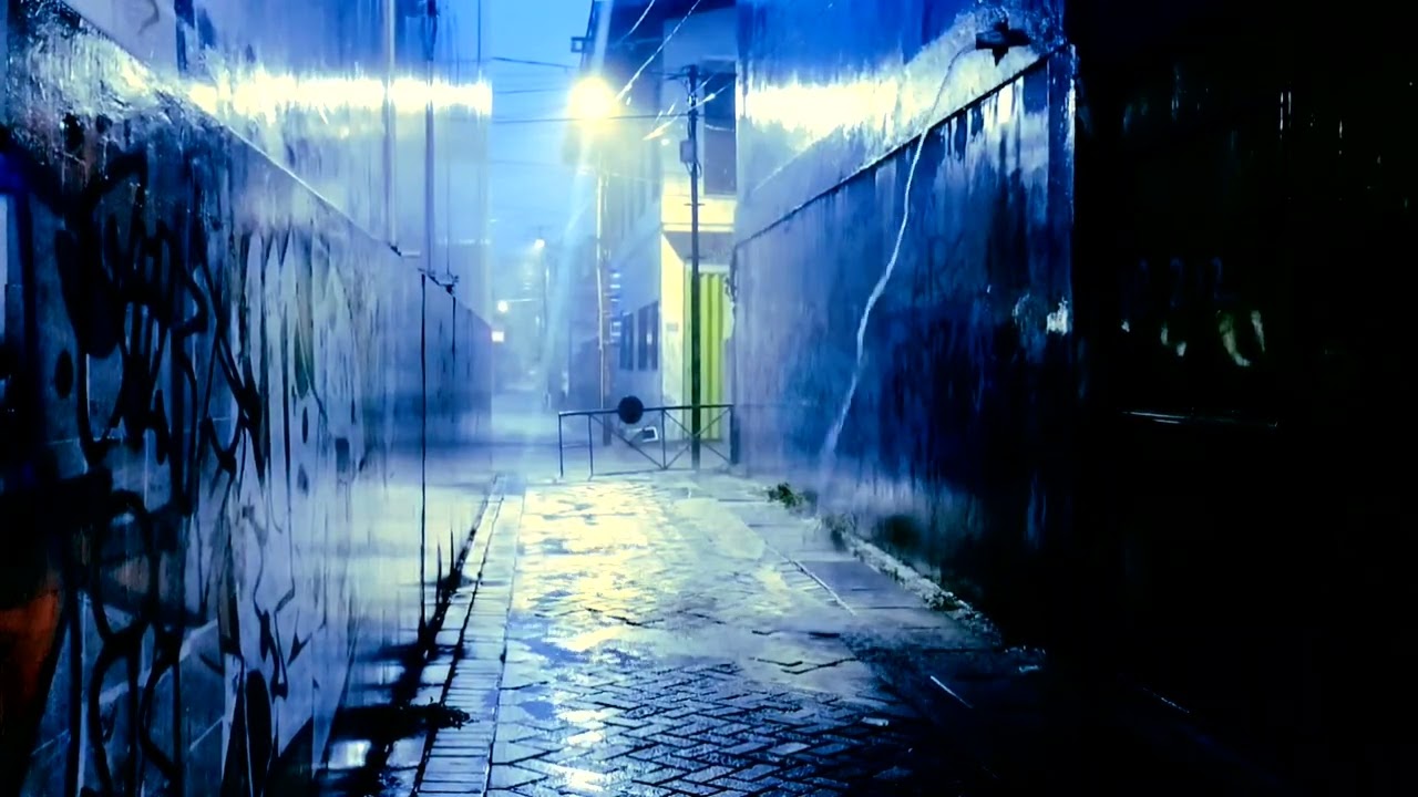Finding Solace in the Blue Rain