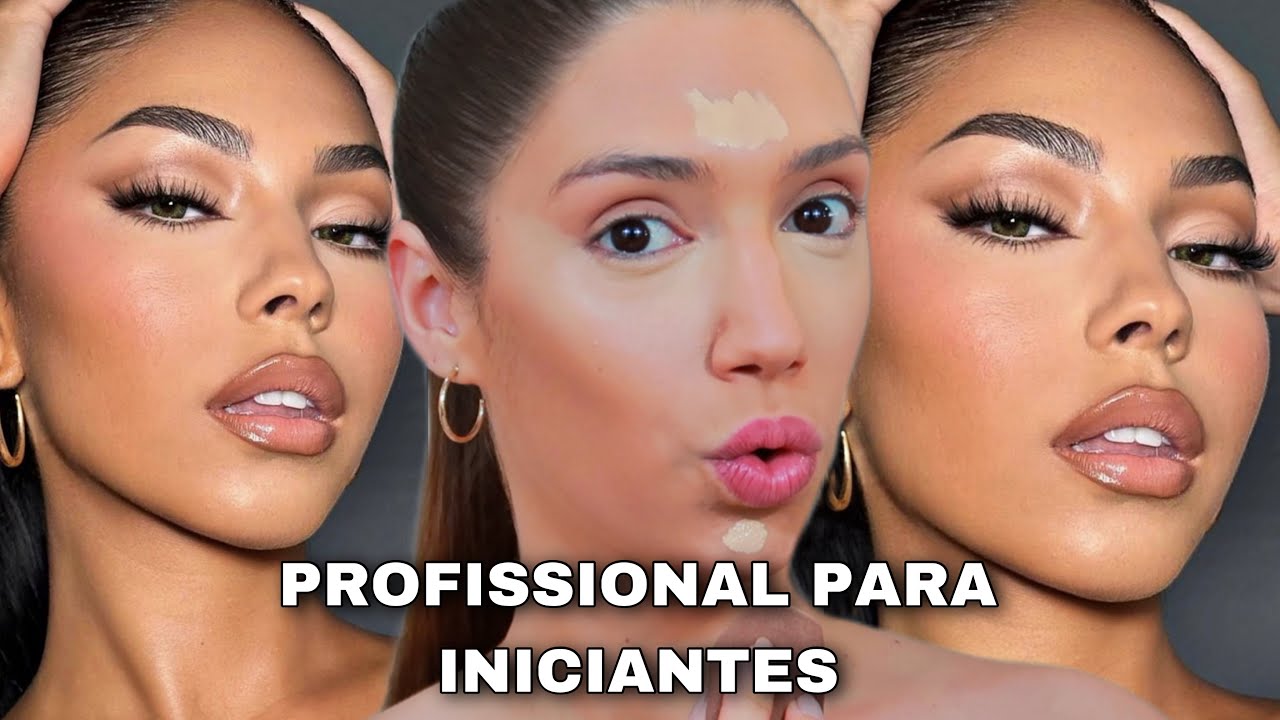 COMO FAZER MAQUIAGEM PROFISSIONAL *PARA INICIANTES* PASSO A PASSO BEM COMPLETO!!