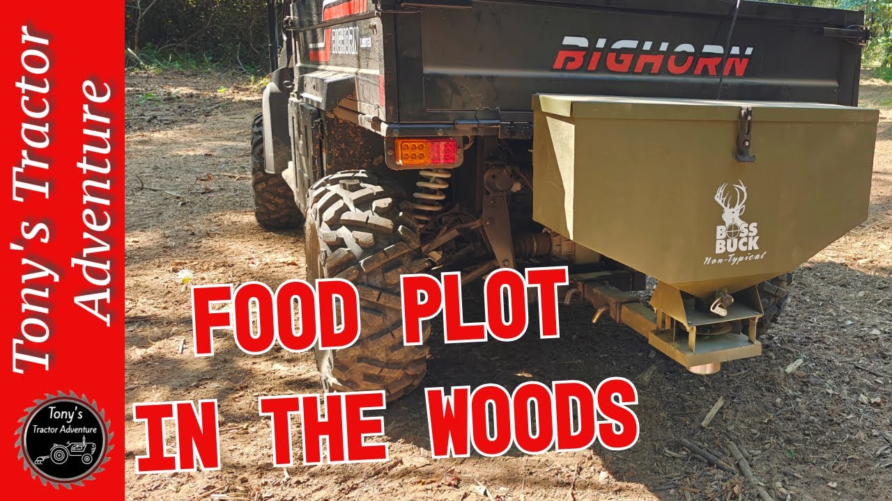 Clearing Land with Tractor for Deer Food Plot