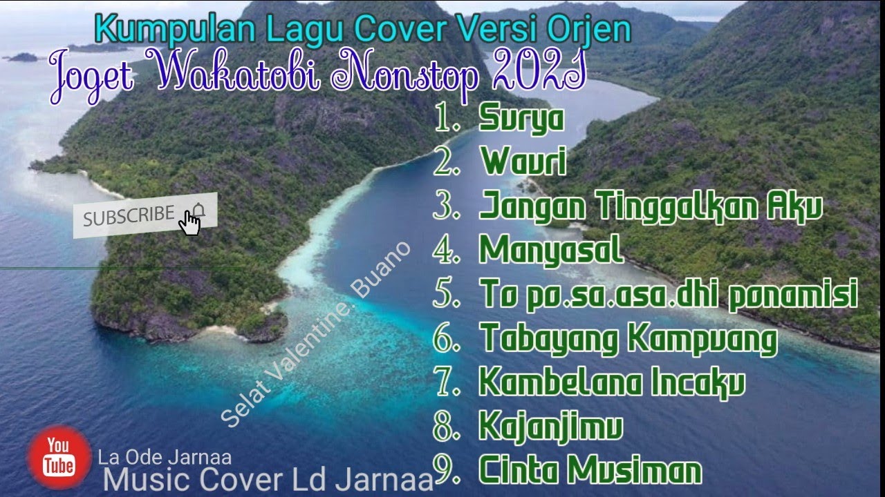 Kumpulan Lagu Cover Versi Orjen.  Joget Wakatobi Nonstop 2021 Lagu joget paling mantul