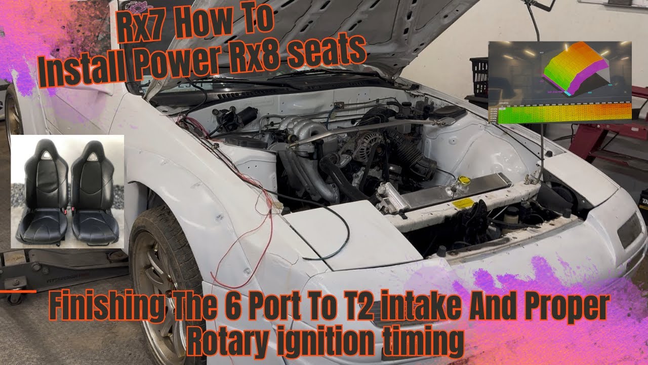 13b  6 port to T2 intake - Installing Rx8 Seats electric power steering, Proper ignition timing