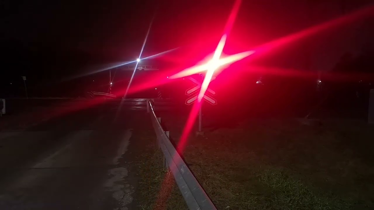 Railroad crossing. Naujoji Vilnia