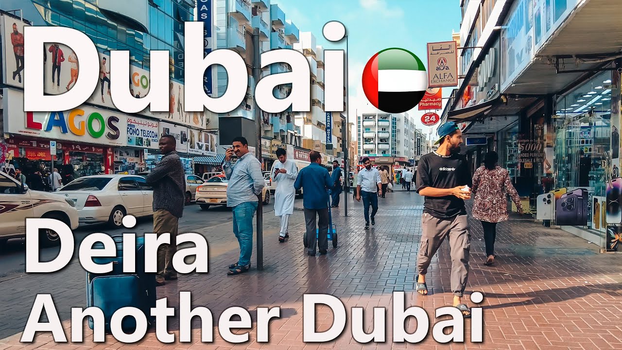 Another Dubai Deira District Walking Tour 4K 🇦🇪