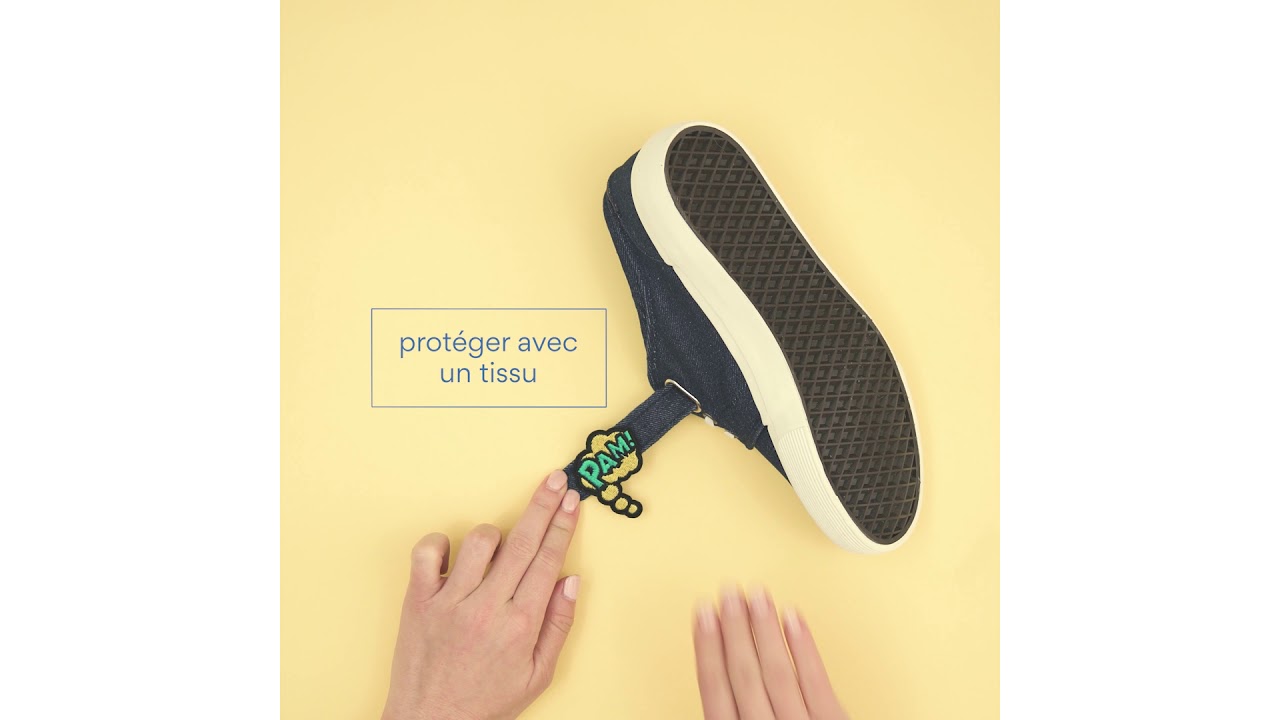 La Halle x Oui Are Makers - DIY chaussures avec patchs brodés