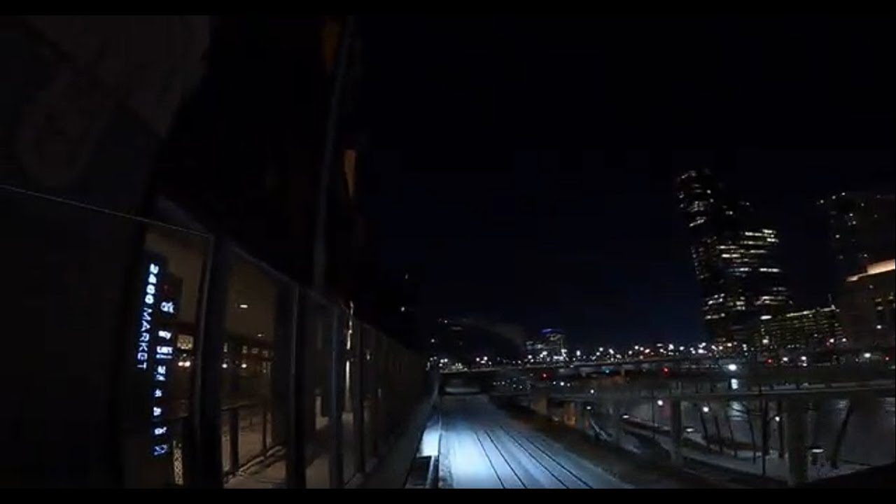 6 AM Morning SNOW WALK ❄️❄️ Business District to DESIGN CENTER ** Light Talking * Philadelphia PA