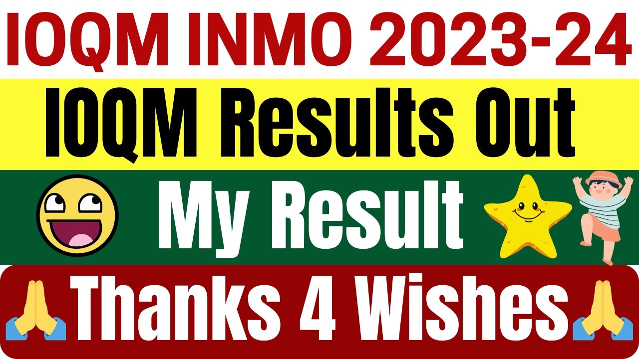 IOQM 2023 Results Out Now | My IOQM Result 2023 | Thanks All for Your Wishes 🙏