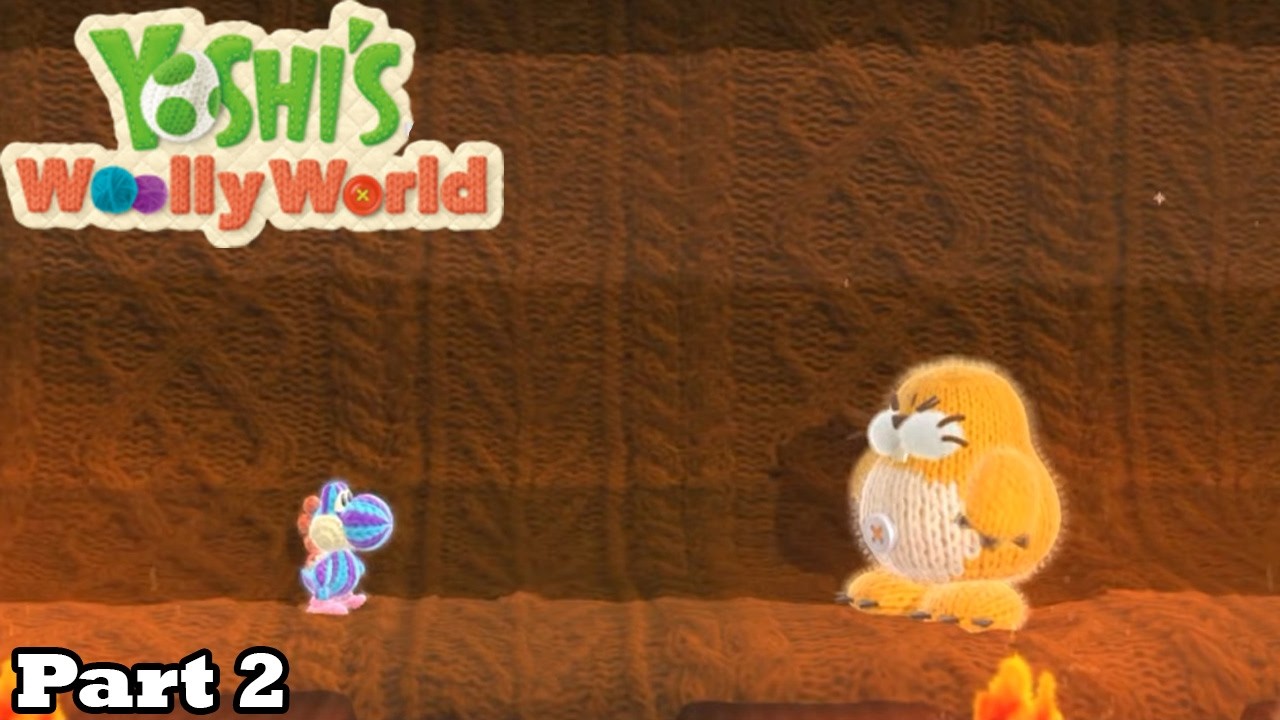 Слим играет в Yoshi's Woolly World - Часть 2
