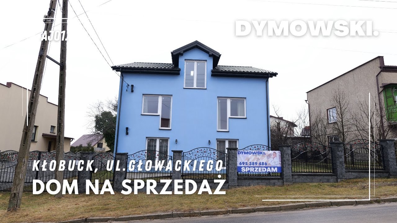 Kłobuck, ul. Głowackiego | Dom na sprzedaż (AJ01.)