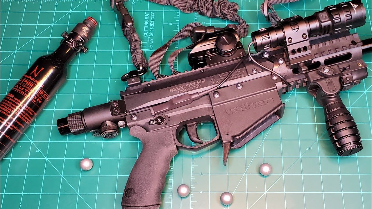 Valken M17,  1100psi Output, & 7.1 Gram Aluminum Balls