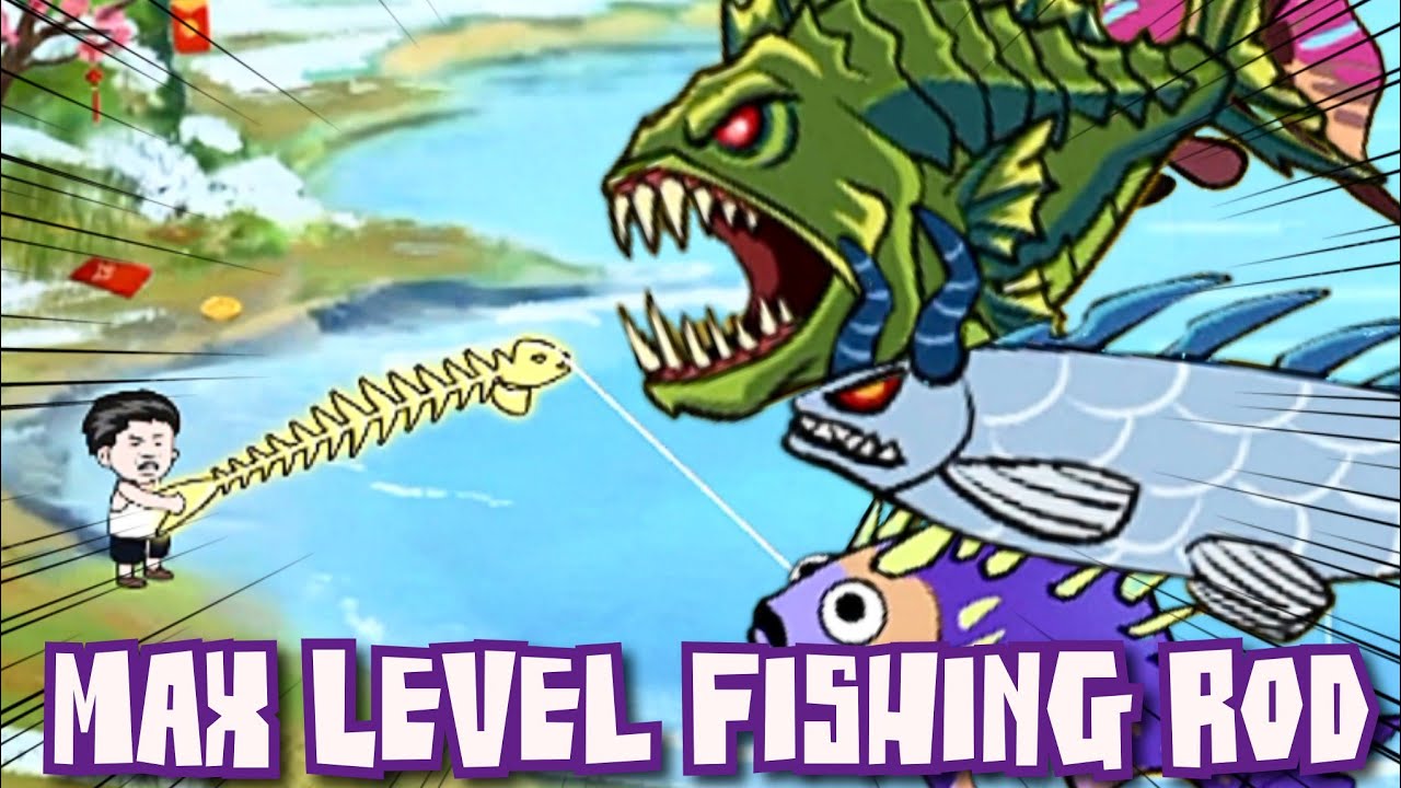 Fishing Mega Battle with Max Fishing Rod and New Fisherman Ability 