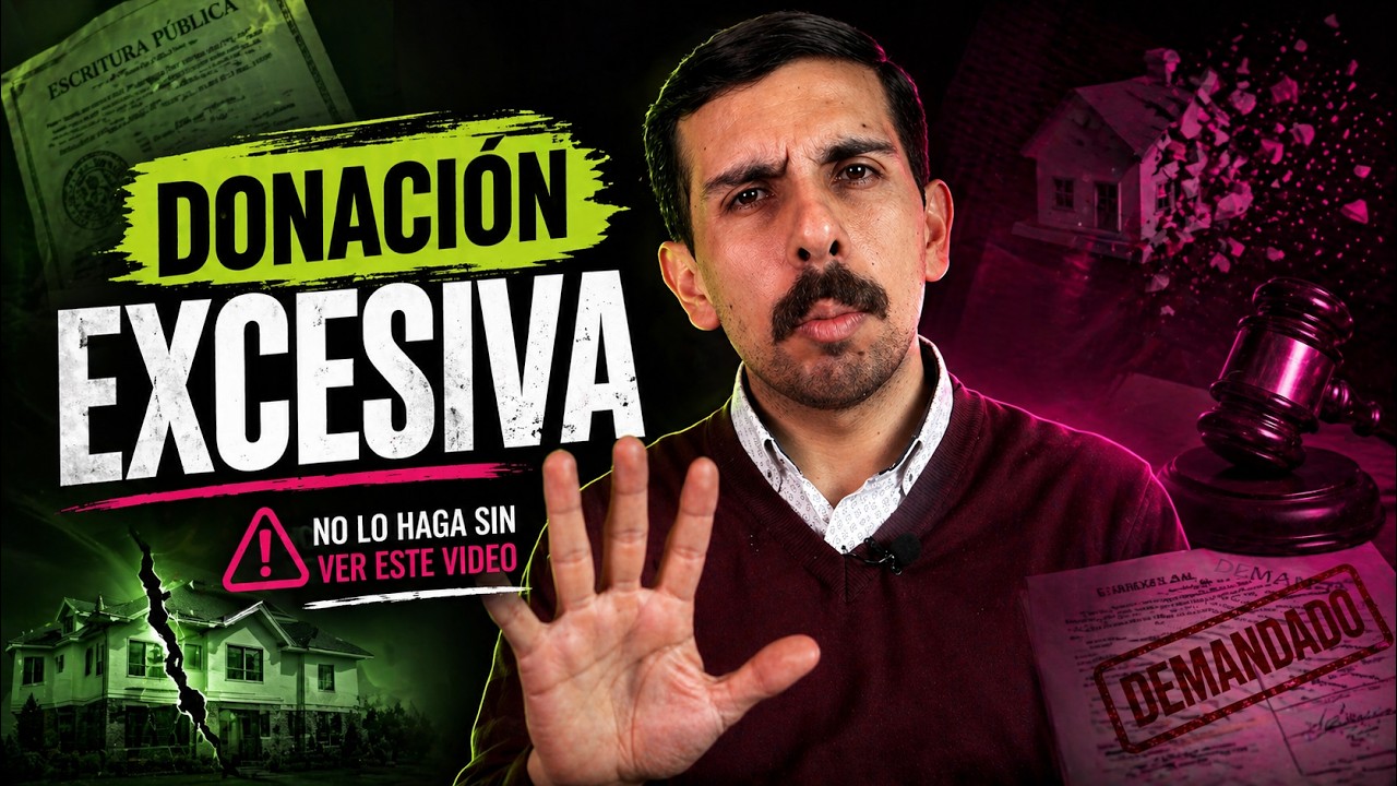 Donación de inmuebles: evite la donación excesiva