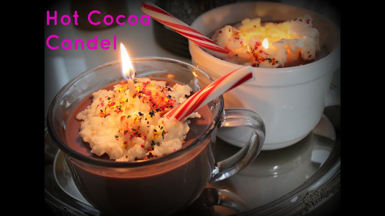 DIY Hot Cocoa candle!