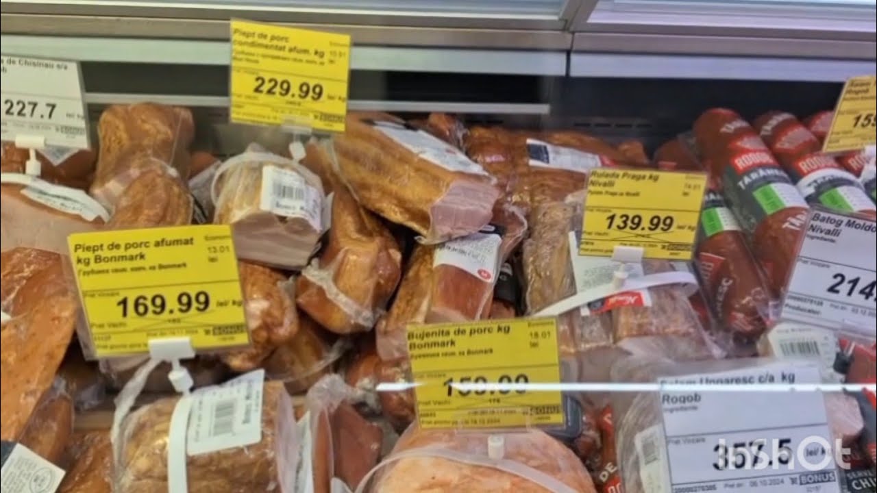 528...Цены на продукты в Молдове.1€=19 лей