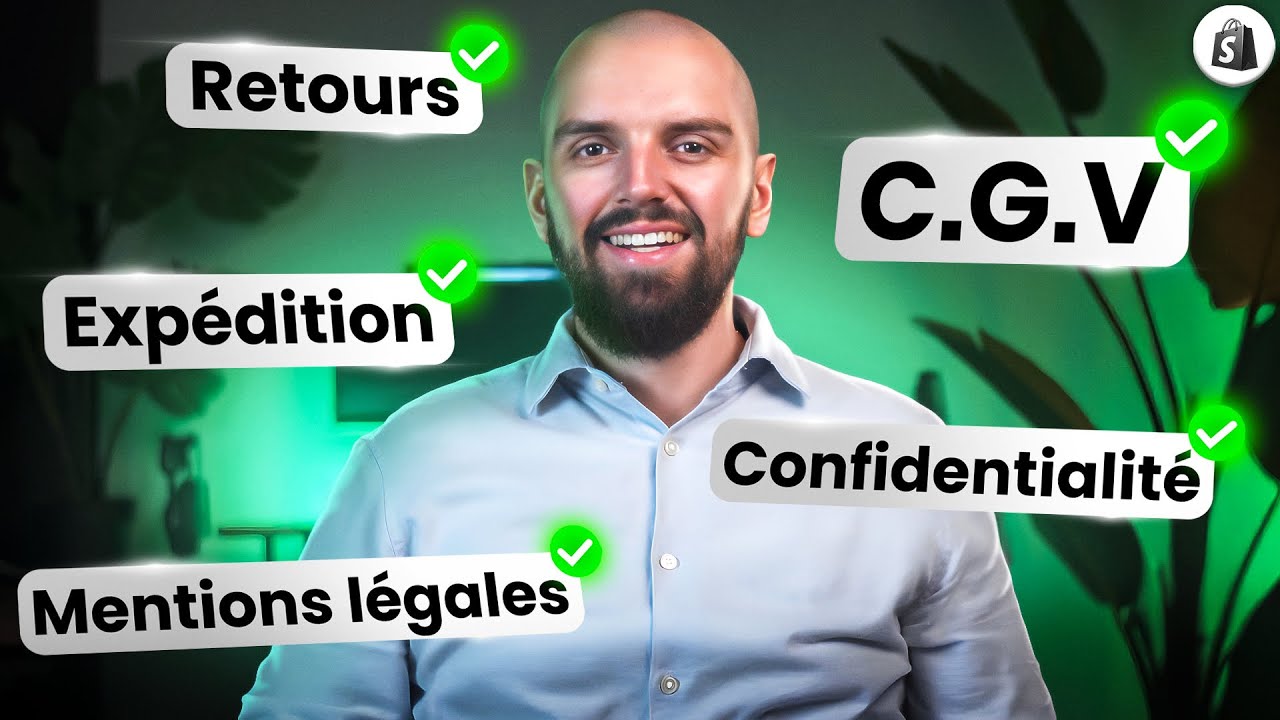 MENTIONS LÉGALES SHOPIFY GRATUITES 2025 (en - de 20 min)