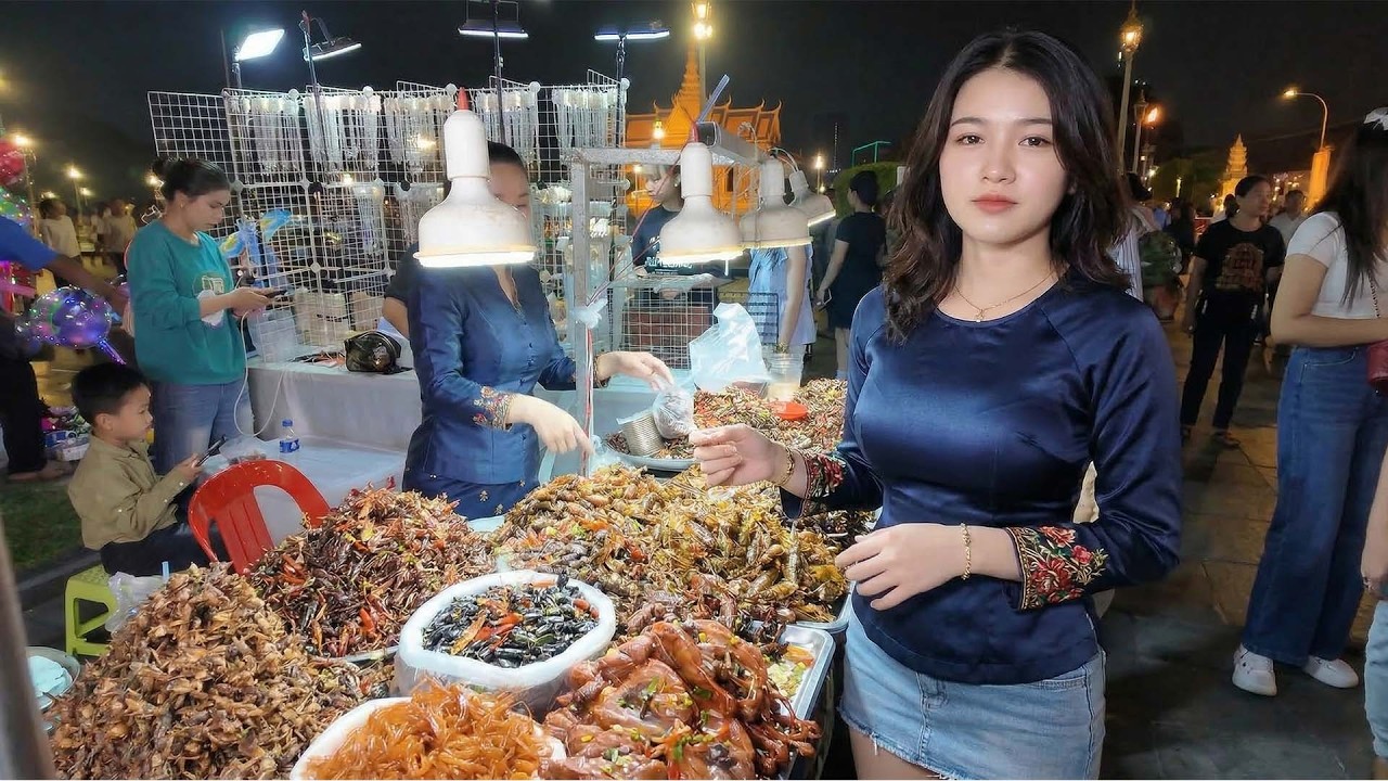 Best Cambodian Street Food at Riverside Market | Phnom Penh 2026 Walking Tour