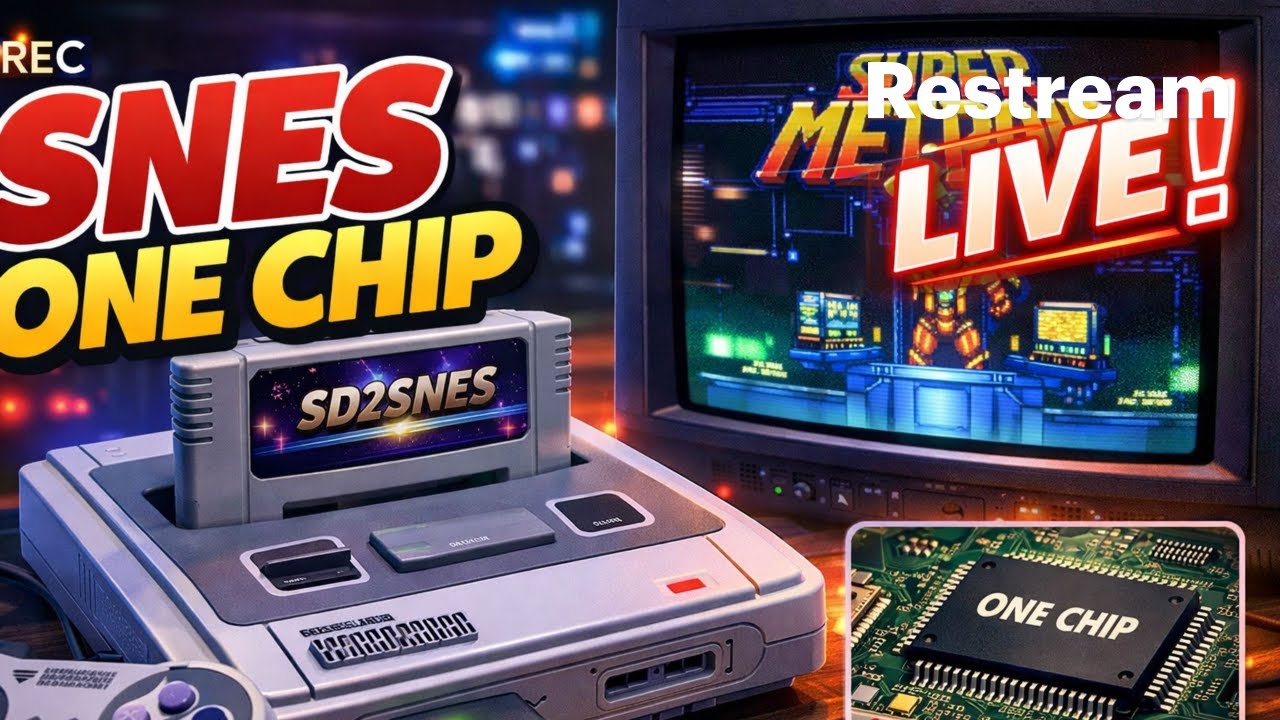 Quand le rétro-gaming arrive snes one chip