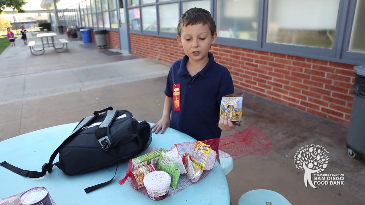 Food 4 Kids Backpack Program | The Jacobs & Cushman San Diego Food Bank