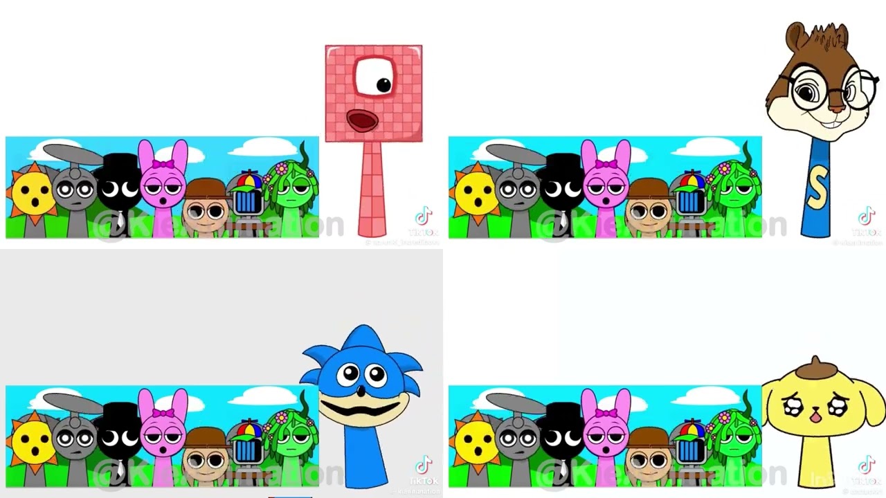 My Sprunki OC: KieAnimation Quadparison 3