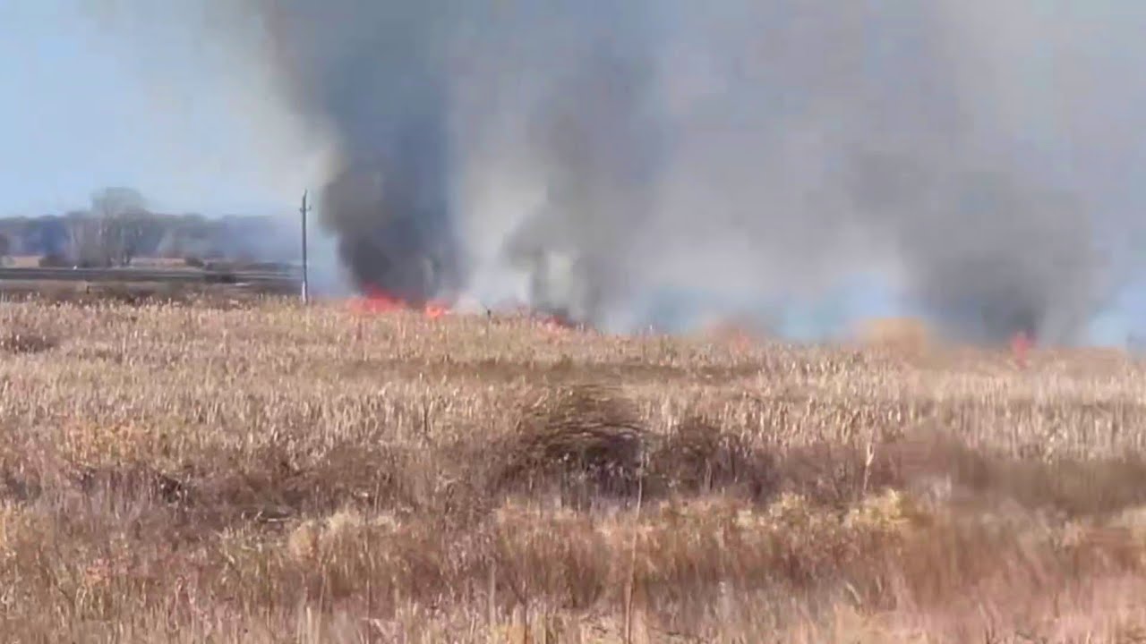 Nádastűz Egyeknél 2026. 03. 14-én