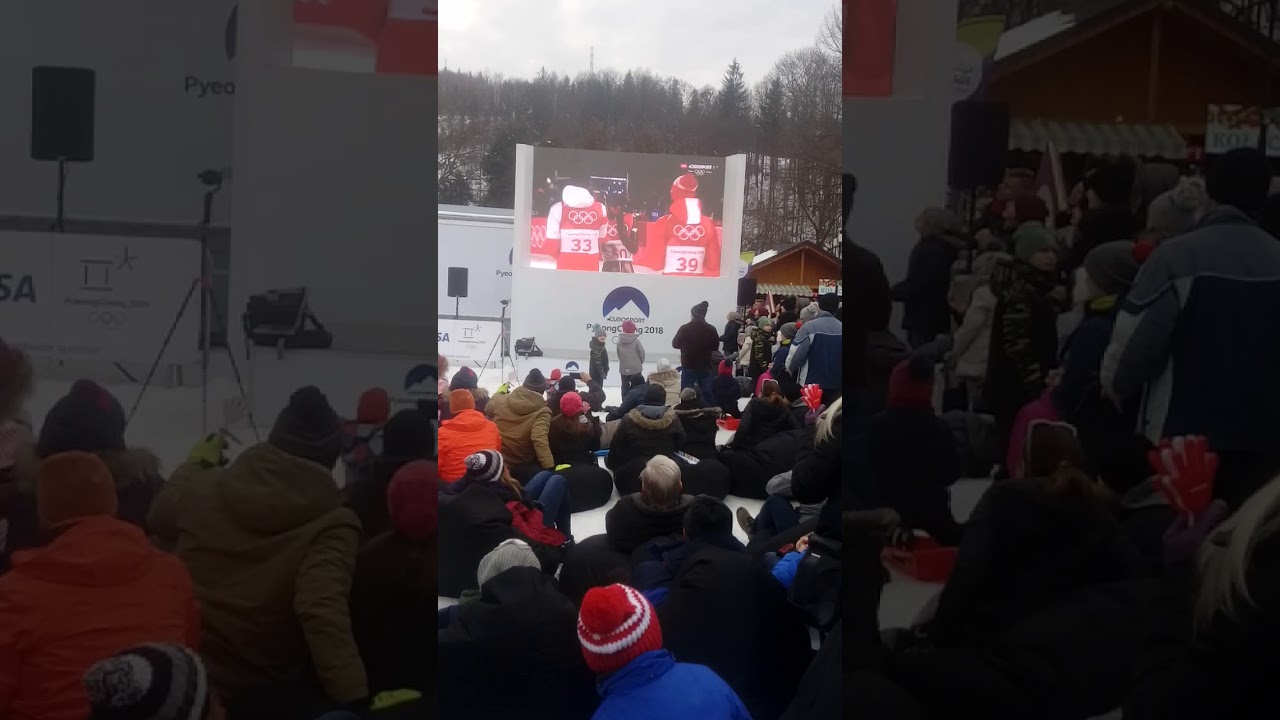 Skok Kamila Stocha w Strefie Kibica w Eurosporcie i złoty medal