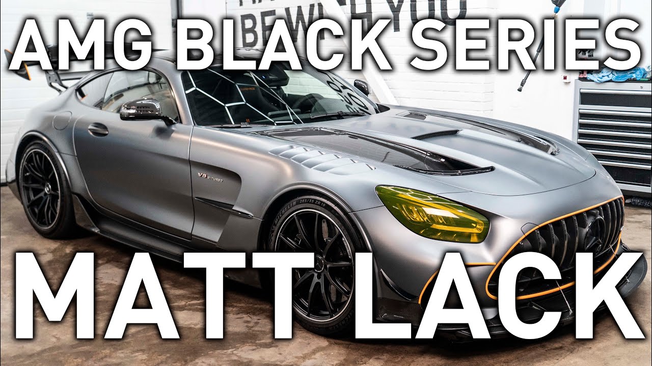HUR MAN TVÄTTAR MATT LACK | AMG GT BLACK SERIES
