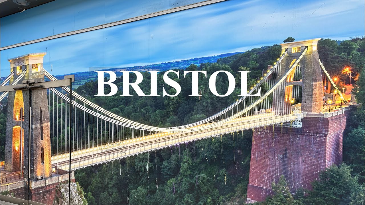 Bristol City Virtual Tour by Walk In 4K | UK