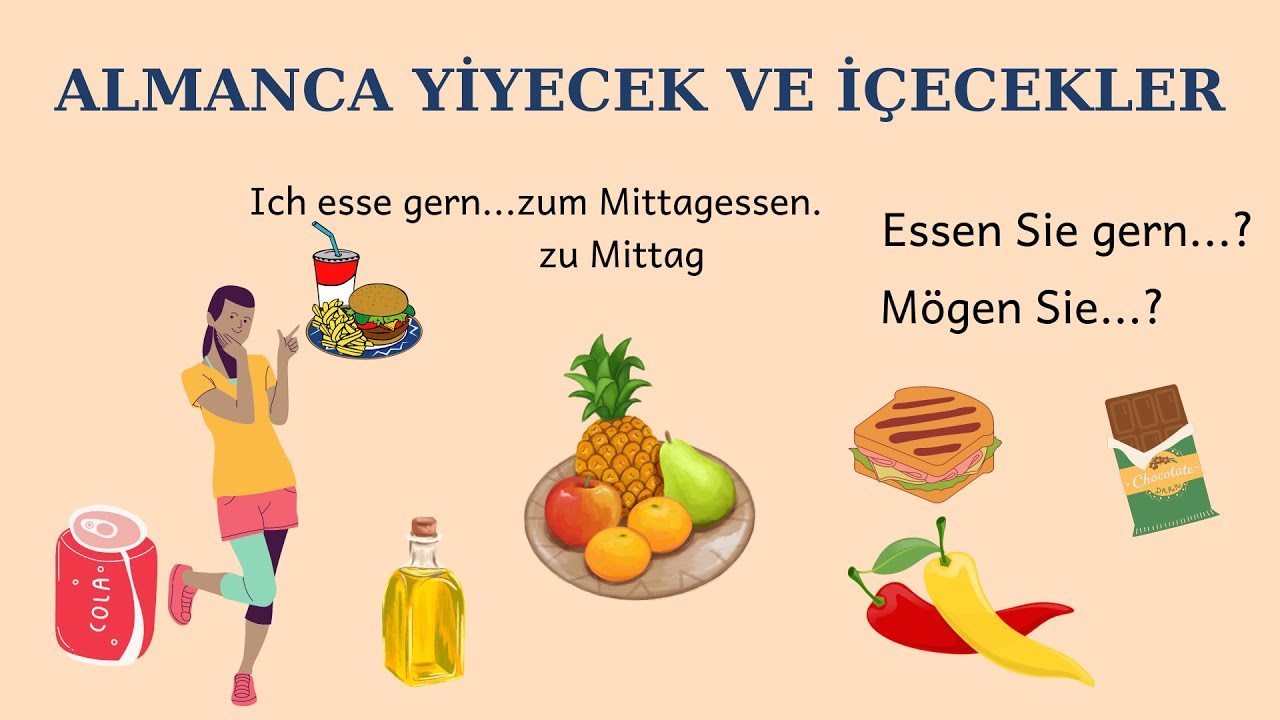 ALMANCA YİYECEK VE İÇECEKLER