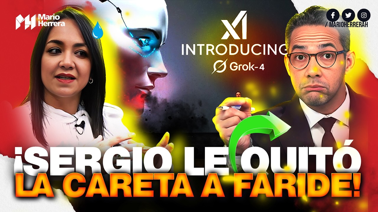 &iexcl;GROK se la canta a Faride, de hero&iacute;na a hip&oacute;crita! &iexcl;Sergio Carlo expone doble moral oficialista!